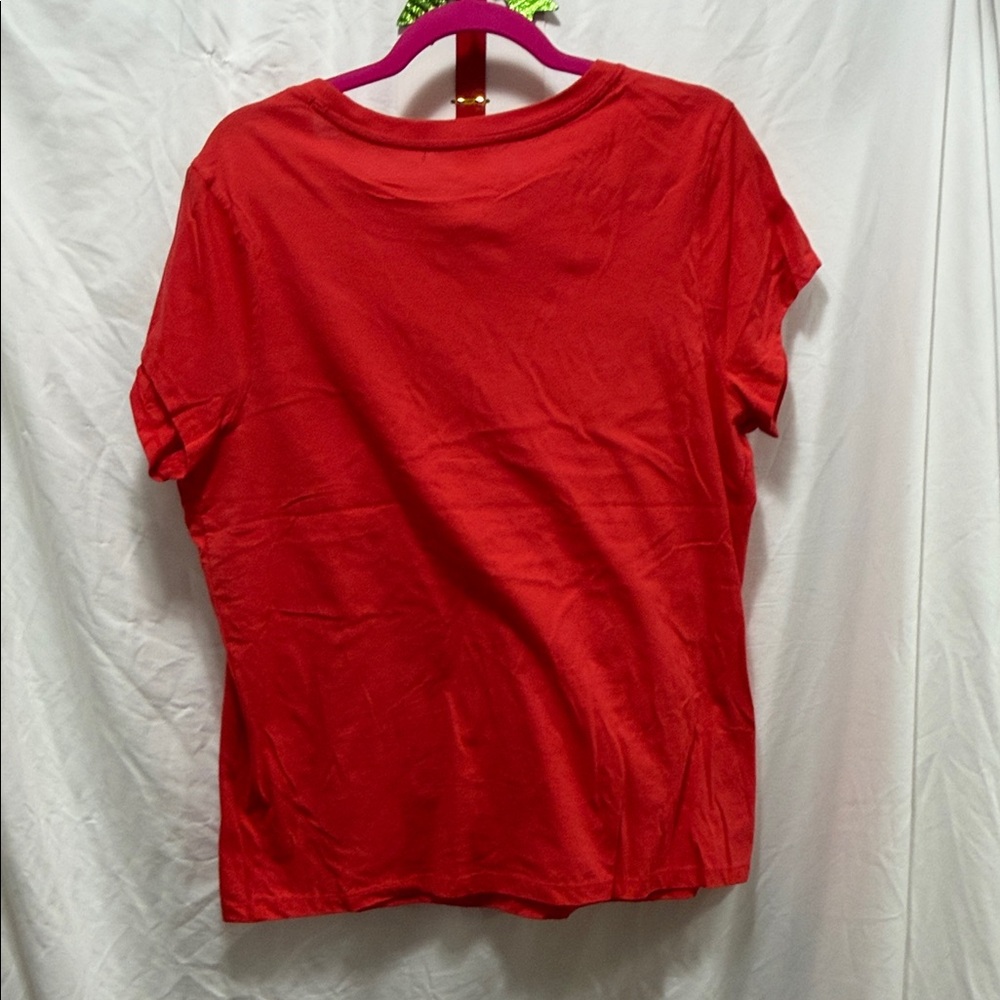 Universal Thread Vivid Red Short Sleeve Top - Picture 6 of 6